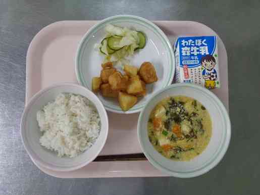 令和7年8月27日水曜日の給食