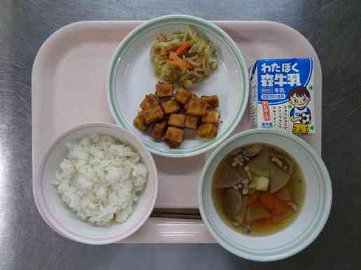 令和7年10月14日火曜日の給食